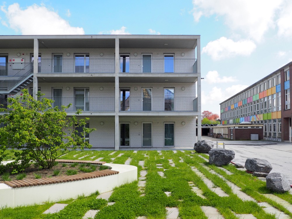 Abscis Architecten - appartementen met zicht op rustige binnentuin - foto Abscis Architecten
